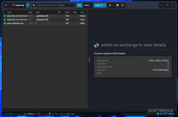 Fluxzy Desktop screenshot