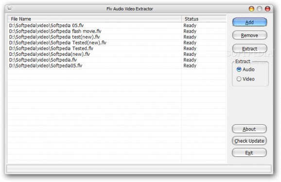 Flv Audio Video Extractor screenshot