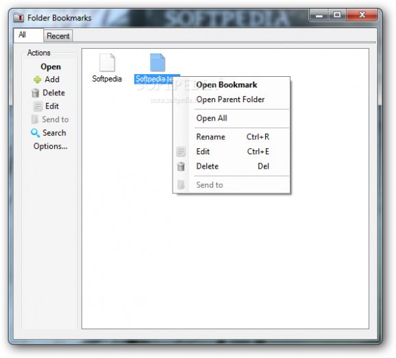Folder Bookmarks screenshot