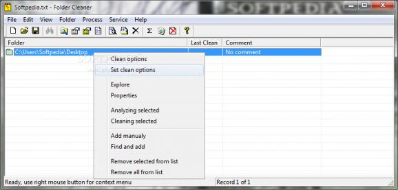 Folder Cleaner screenshot