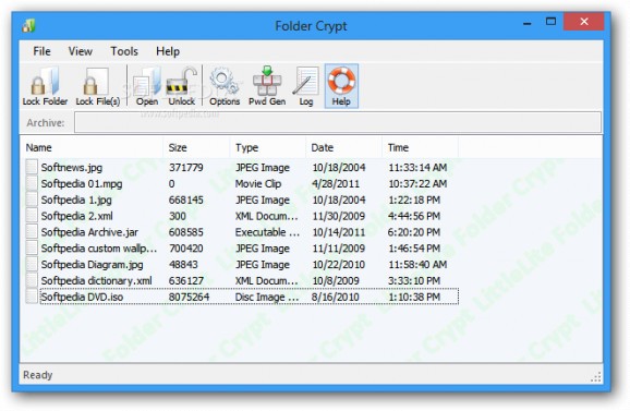 Folder Crypt screenshot