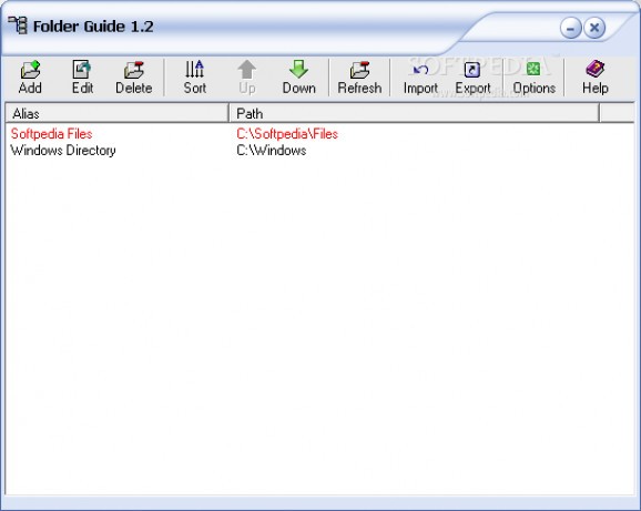 Folder Guide screenshot