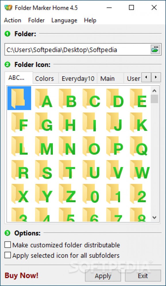 Folder Marker Home screenshot