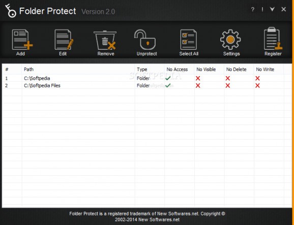 Folder Protect screenshot