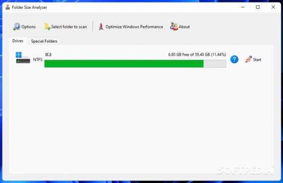 Disk Usage Report (formerly Folder Size Analyzer) screenshot