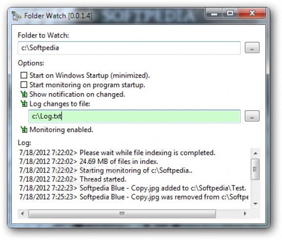 Folder Watch screenshot