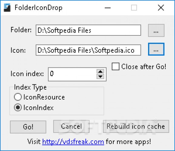 FolderIconDrop screenshot