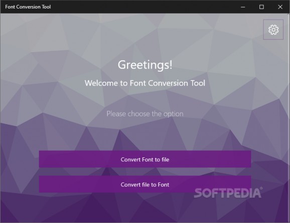 Font Conversion Tool screenshot