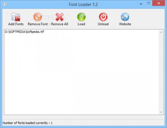Font Loader screenshot