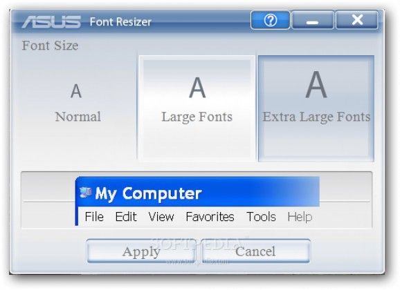 Font Resizer screenshot