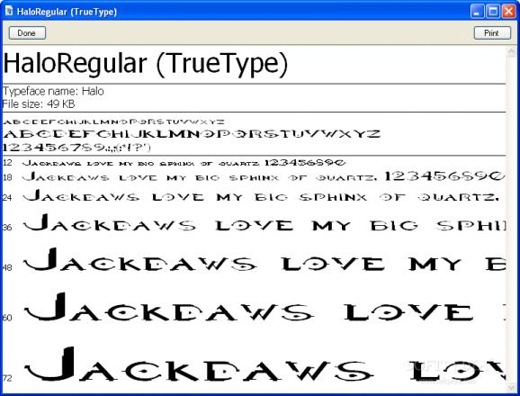 Fonts Pack screenshot
