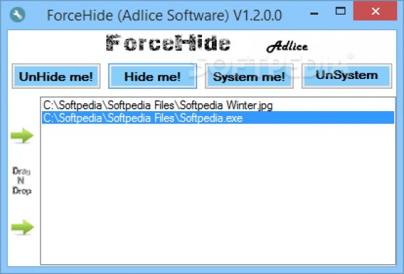 ForceHide screenshot