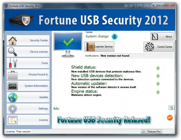 Fortune USB Security screenshot