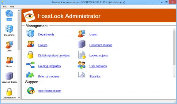 FossLook Automation Platform screenshot