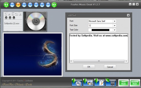 FoxArc Music Desk screenshot