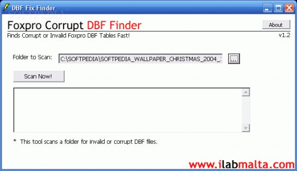 FoxPro DBF fix Finder screenshot