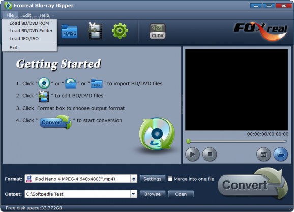 Foxreal Blu-ray Ripper screenshot