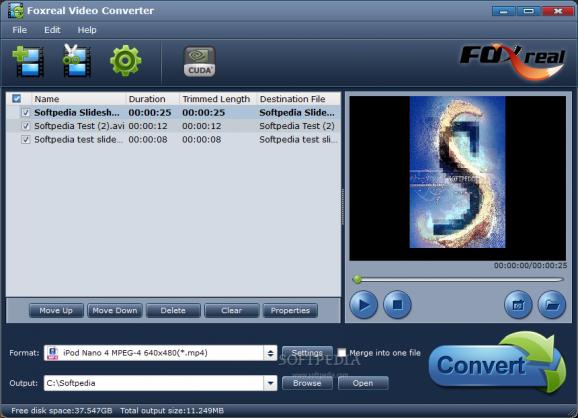 Foxreal Video Converter screenshot