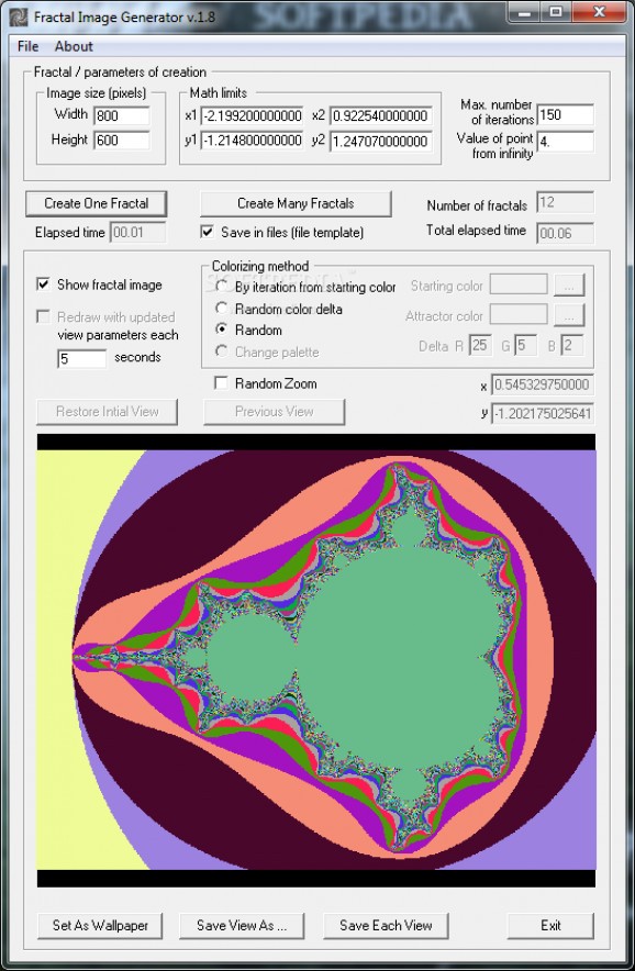 Fractal Image Generator screenshot