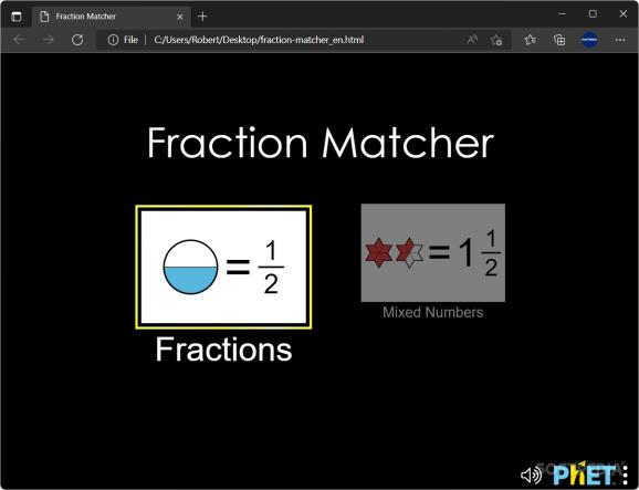 Fraction Matcher screenshot