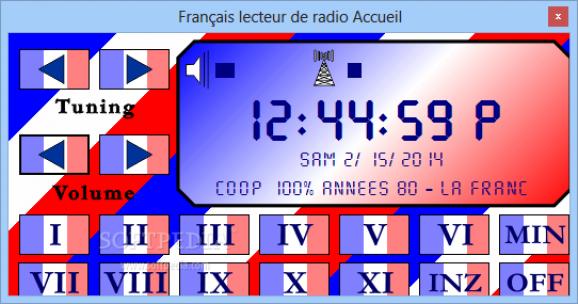 Français lecteur de radio Accueil screenshot