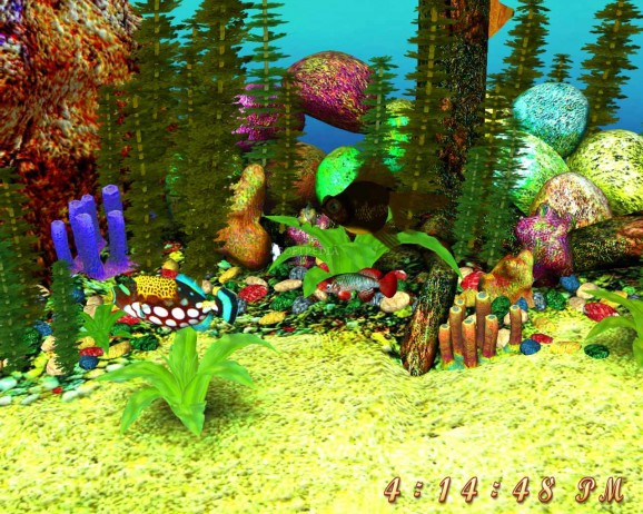 Free 3D Aquarium Screensaver screenshot