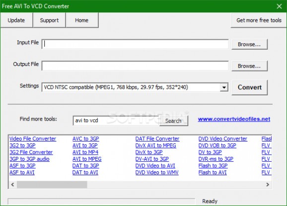 Free AVI to VCD Converter screenshot