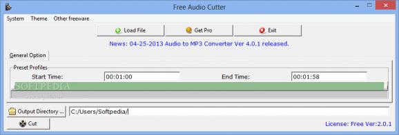 Free Audio Cutter screenshot