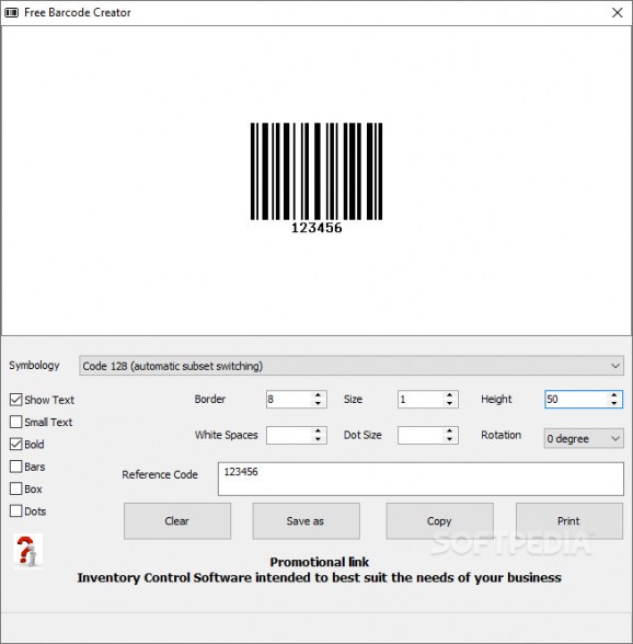 Free Barcode Creator screenshot