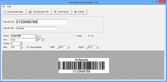 Free Barcode Generator screenshot