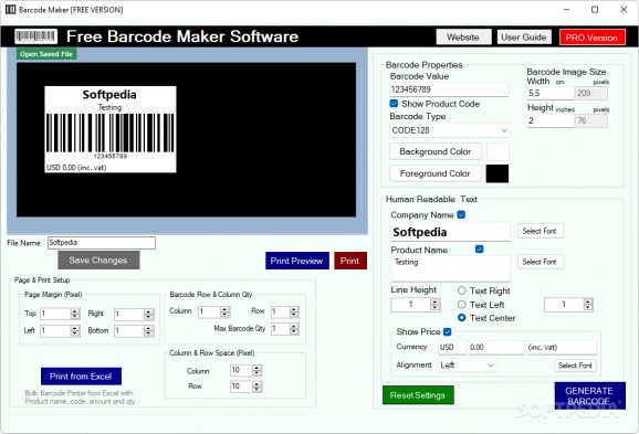 Free Barcode Maker screenshot
