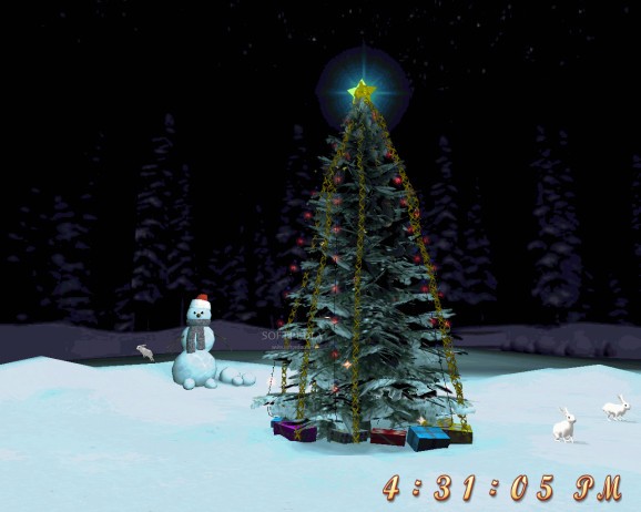 Free Christmas Tree 3D Screensaver screenshot