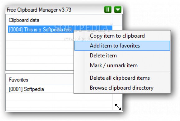 Free Clipboard Manager screenshot