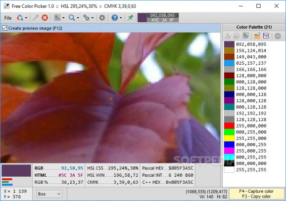 Free Color Picker screenshot