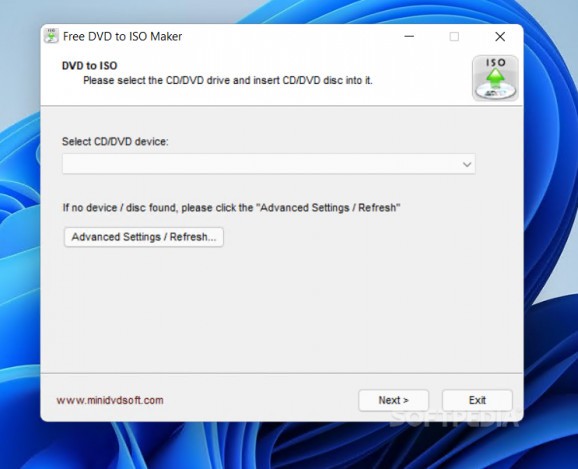 Free DVD to ISO Maker screenshot