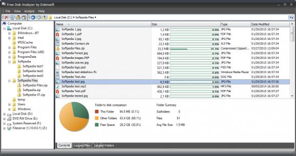 Free Disk Usage Analyzer screenshot