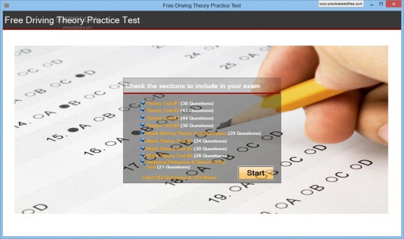 Free Driving Theory Practice Test screenshot
