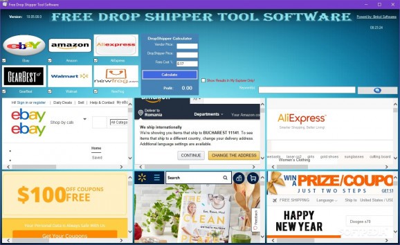 Free Drop Shipper Tool Software screenshot
