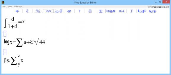 Free Equation Editor screenshot