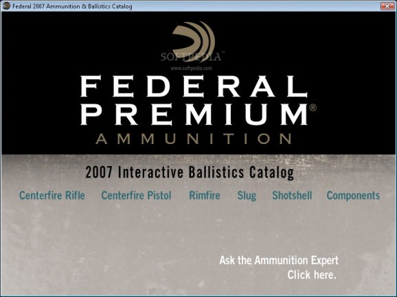 Free Federal Ammunition and Ballistics Catalog screenshot