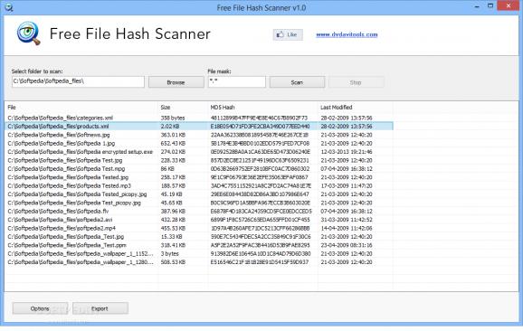 Free File Hash Scanner screenshot