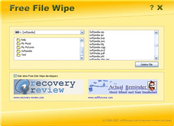Free File Wipe screenshot