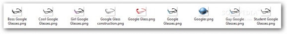 Free Google Glass Icon Set screenshot