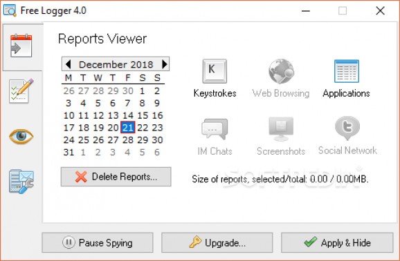Free Keylogger screenshot