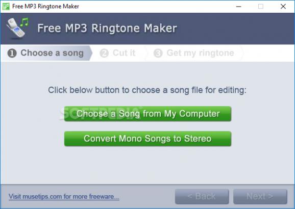 Free MP3 Ringtone Maker Portable screenshot
