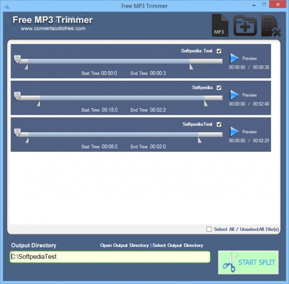 Free MP3 Trimmer screenshot