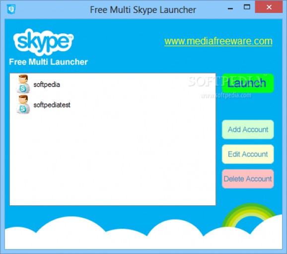 Free Multi Skype Launcher screenshot