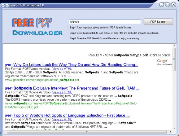 Free PDF Downloader screenshot