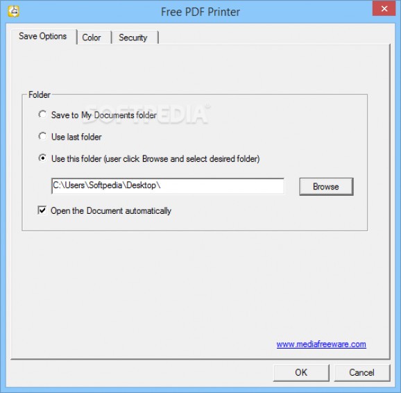 Free PDF Printer screenshot