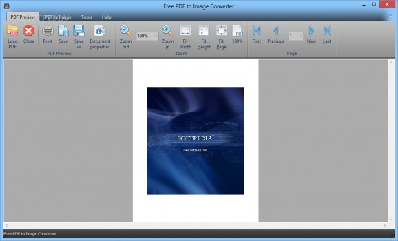 Free PDF to Image Converter screenshot